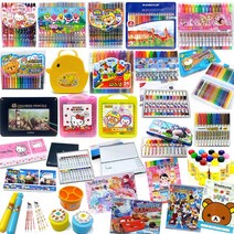 미니미월드 신학기 미술용품 색연필 사인펜 크레파스 물감 유아 아동 어린이 초등학생 입학준비물 스케치북 종합장 색종이, 068_네임펜 12색세트