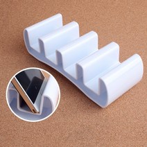 socean 핸드폰 정리대 4칸꽂이 수납진열대 휴대폰 거치대 받침 폰홀더 스마트폰꽂이 탁상 데스크 책상 멀티틀 태블