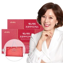 [본사] 휴온스 박미선 갱년기유산균YT1 엘루비 메노락토 프로바이오틱스 6개월분 90캡슐 2박스, 2개