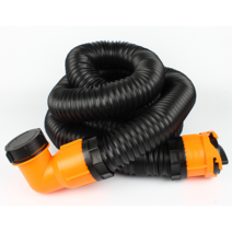 캠핑카 오수관 카라반 호스 트레일러 오수 배수구, 연장 튜브 4.8m