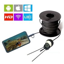 수중카메라 방수카메라 수중캠 다이빙 카메라 hd 내시경 안드로이드 usb 유형 c 어군 탐지기 보트 낚시 액세서리 와이어 커넥터 포함, 5M fishing cable