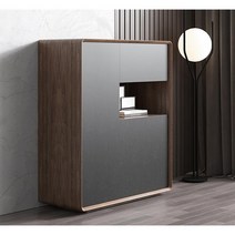 북유럽 거실 수납장 찬장 홈 벽 캐비닛 신발장, 길이 100x폭 40x높이 120cm