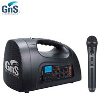 GNS 충전식 이동용 앰프스피커 GA-60 USB SD Card MP3 FM 라디오 고음 저음 조절 무선마이크 1개포함 60와트, 03.핀마이크