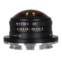 LAOWA 라오와 MFT 4mm F2.8 원형 어안 렌즈 210도 초광각, Sony E-마운트(크롭)