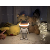 led usb 우주인 우주비행사 은하수 오로라 무드등 오로라조명 우주 다이소수면등 달무드등 led우주인무드등 우주비행사무드 usb우주인 우주인usb조명 우주인조명, LED USB 우주인 무드등