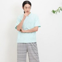 메이비굿 남자 홈웨어 줄무늬 기본편한 밴딩반바지