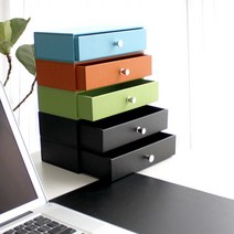 오션스블루 데스크 수납 아리아라 서랍 통장 VIP 악세서리 도장 서류 함 4WA62A50, 1개, 핑크