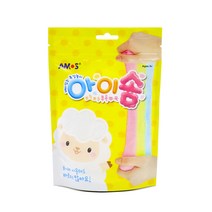 아모스 아이솜 60g 샌드클레이 모래 클레이 흰색, 30개