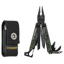 LEATHERMAN 레더맨 시그널 캠핑 멀티툴, 토포그래피컬 프린트