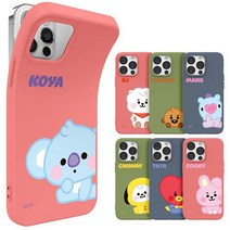 갤럭시 S22 플러스 울트라 정품 방탄소년단 방탄 굿즈 캐릭터 BT21 귀여운 슬림 실리콘 핸드폰 케이스 S2B_PT7005