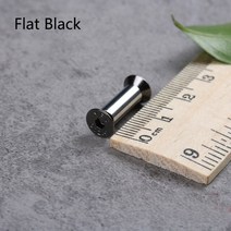 팝너트 리벳너트 너트 인서트너트 볼트너트 인서트 너트 M4 나이프 나사 리벳 DIY 도구 재료 핸들 플레이트, 01 2pcs Flat Black