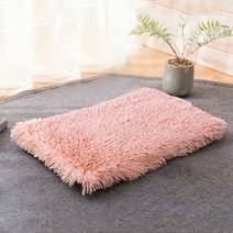 펫러그 강아지 고양이 러그세탁 가능한 개 침대 매트 긴 플러시 부드러운 애완 동물 수면 담요 따뜻한 고양, 02 분홍색_04 64x96