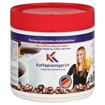 kaffeereinigung24 전자동 커피머신 세척제 유라 지멘스 드롱기 호환, 200개