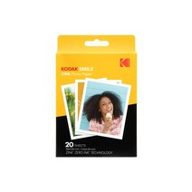 코닥 스마일 클래식 Zink 3.5X4.25 inch 인화지 20매, 1팩, 클래식 3.5X4.25 인화지 20매