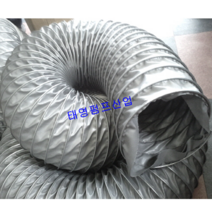 실리콘클립 고열호스 90mm(내경) 10M 250 주문생산 열풍호스 내열공조용 산업용 집진설비 터널공사현장 흡진 배기 산소공급용 자동차배기가스 후드용 간접열 특수호스 제작판매, 999개