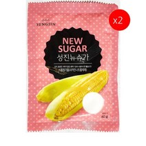 [더착한푸드]뉴슈가(성진 60g) 2개 식자재마트 대용량 업소용 신당분 뉴수가 성진뉴수가