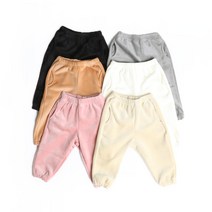 세인트키즈 골지밍크 유아 아기조거팬츠