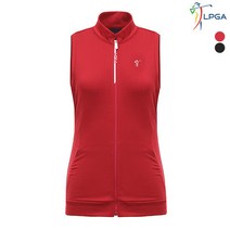 [LPGA골프웨어] 여T 배색 포인트 져지 베스트 (L183TJ751P)