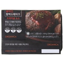 올가니카 올비건 함박스테이크 오리지널 (냉동), 6개, 169g