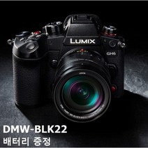 [파나소닉]DC-GH6GD 루믹스 G Micro 4/3 미러리스 카메라/배터리 증정