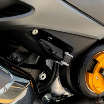 XRT TMAX DX 리어 스텝 텐덤 발판 야마하 튜닝, Black - 블랙