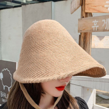 손뜨개모자 여름 니트 뜨개 여행 버킷햇