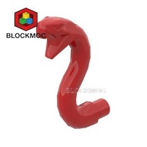 10Pcs 벽돌 28588 뱀 호환 MOC 블록 부품 DIY Assmble 입자 빌딩 교육 키즈 완구, Red-21