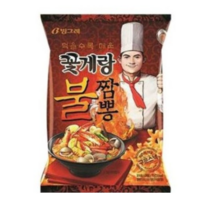 빙그레 꽃게랑 불짬뽕 스낵, 70g, 5개입