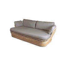 야외소파 테라스 호텔 루프탑 의자 야외가구, 더블 소파-블랙