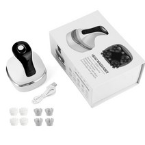 전기 두피 헤드 건강 관리 릴렉스 딥 티슈 반죽 방지 바디 소프트 실리콘, 01 white with box, 01 white with box