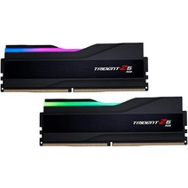 G.Skill Trident Z5 RGB 시리즈 48GB (2 x 24GB) 288핀 SDRAM UDIMM DDR5 8000 CL40 1.35V 듀얼 채널 데스크탑 메모리 매트 블