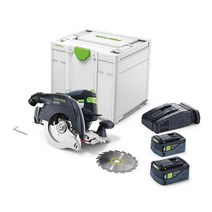 페스툴 18V 충전 플런지쏘 HKC 55Li EBI-Plus-SCA 트랙쏘 절단기 크로스컷팅, HKC 55 5.2 EBI-Plus-SCA, 1개