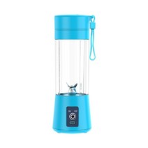 미니 스무디 믹서기 과일 휴대용 블렌더 USB 무선 믹서 전기 주 서기 기계 주스, [05] blue