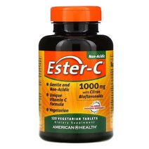 어메리칸 헬스 이스터C 시트러스 바이오플라보노이드 함유 1000mg 식물성 120정, 1개, 120개