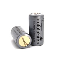 아타타파이어 보호 RCR123A 16340 충전용 배터리 650mAh KC인증 (2개 1셋트), 1set