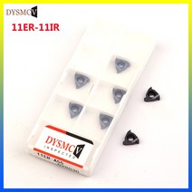 공구 11ER 11IR A55 A60 11W 14W 19W 초경 인서트 나사 선삭 CNC, [03] 100pcs (10 box), [08] 11IR 11W, [02] DY3020