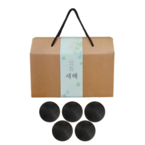 YB맘 수제 비누 명절 설선물세트 어성초 율무 유황 알로에 석류 레몬 비누, 어성초비누 5개+새해 행운 선물박스