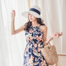 휴양지 원피스 비치원피스 여름 홀터넥 바캉스룩 OP13604F