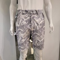 [파사디골프 ]NC 인천점 남성 스컬 마블 패턴 골프 반바지