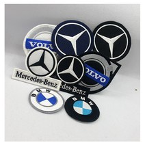 2시이전당일배송 자동차원형패치 벤츠 bmw 자수패치 자동차와펜 원형와펜 원형자동차패치, E2.벤츠②
