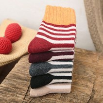 니트 발목 겨울 따듯한 중목 양말 3개 세트