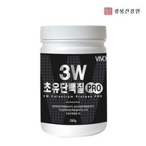 초유단백질 PRO 280g 농축유청단백 분리유청단백 가수분해유청단백 동물성 식물성 완벽 밸런스 로이신 발린 락토페린 성장인자 치커리식이섬유 프락토올리고당 피부 근육 뼈 영양가득 단백질보충 초유단백파우더 미국산 복합 프로틴 파우더, 2통, 280gx1개