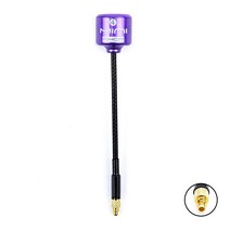 블랙쉽 롤리팝 4 RHCP 안테나 고이득 FPV 송신기/수신기 RC 레이싱용 SMA/RP-SMA/MMCX/UFL 5.8G 2.8Dbi, [25] Straight MMCX Purple