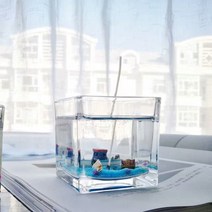 DIY 아로마 캔들 원료 투명 젤리 왁스 크리스탈 캔들 컵 수제 양초 재료 용품, 한개옵션0, 1개