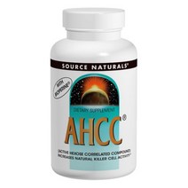 Source Naturals AHCC with 바이오페린 500mg 캡슐, 30개입, 1병