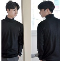 티셔츠 남자 베이직 3color 심플한 기본 (면100) 목폴라