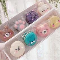 마카롱팝 캐릭터마카롱 8구세트, 1개, 50g