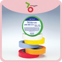 Lab Touch USA 실험실용 라벨테이프 색상 규격 테이프, 19mm, Green
