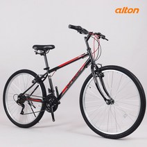 알톤스포츠 네오 26GS 코렉스 MTB 자전거 미조립, 블랙   레드, 1800mm