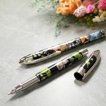 나전 볼펜 외국인 선물 한국 기념품 우리나라 볼펜세트 전통 공예 소품 한국 문화 상품 해외 선물용 필기구 사무 용품, B3.민화볼펜2p-훈민정음